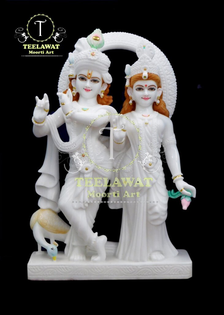 radha govind marble statue